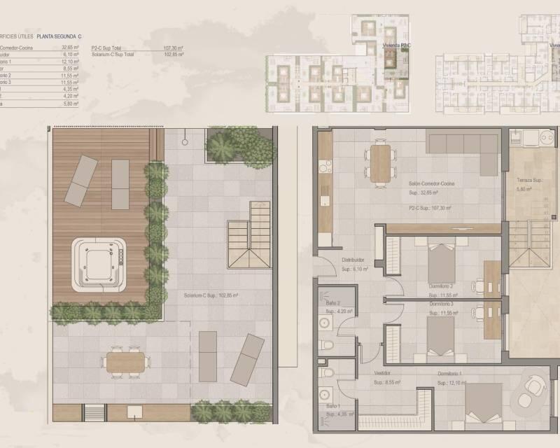3 Cuarto Apartamento en venta