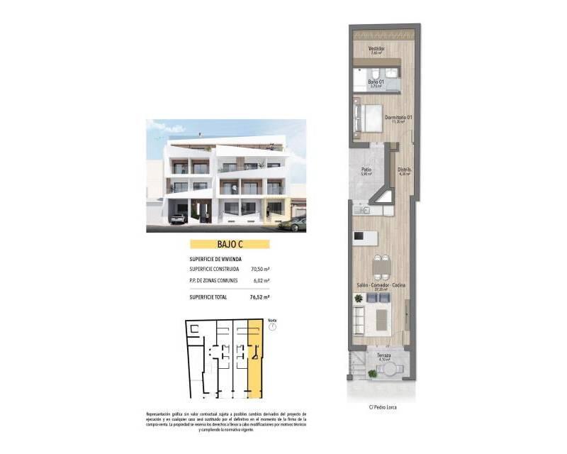 2 Schlafzimmer Appartement zu verkaufen