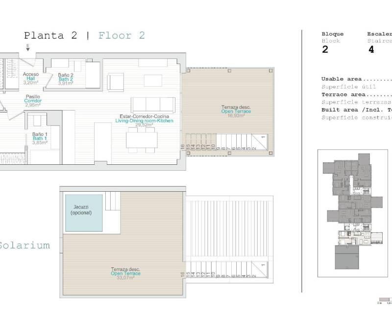 2 slaapkamer Appartement Te koop