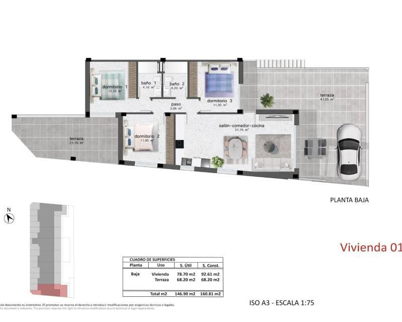 3 slaapkamer Villa Te koop