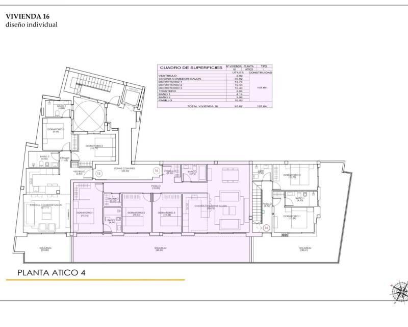 3 chambre Appartement à vendre