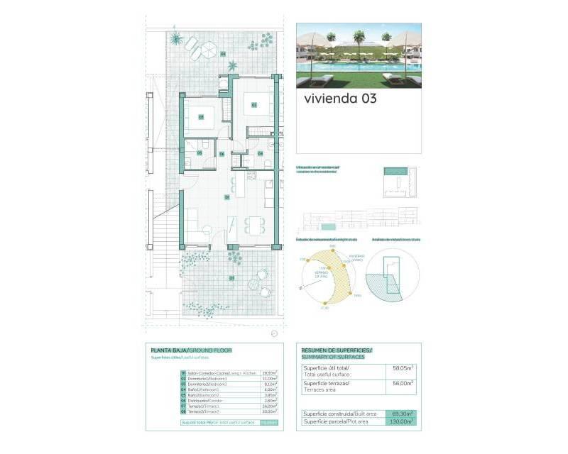 2 Cuarto Villa en venta