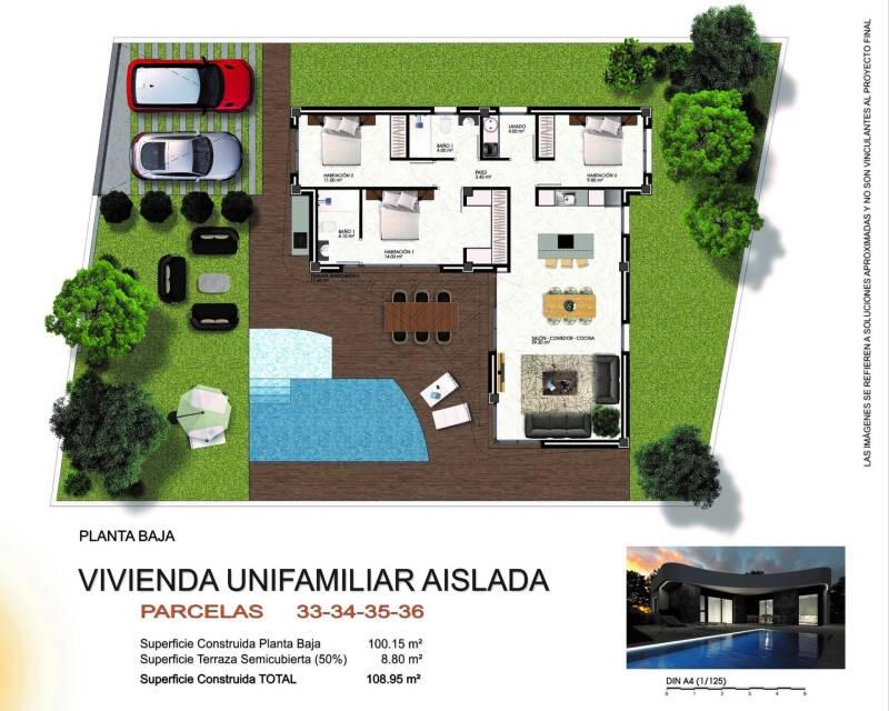 3 soverom Villa til salgs