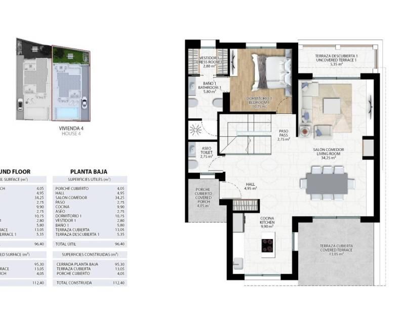 3 Schlafzimmer Villa zu verkaufen