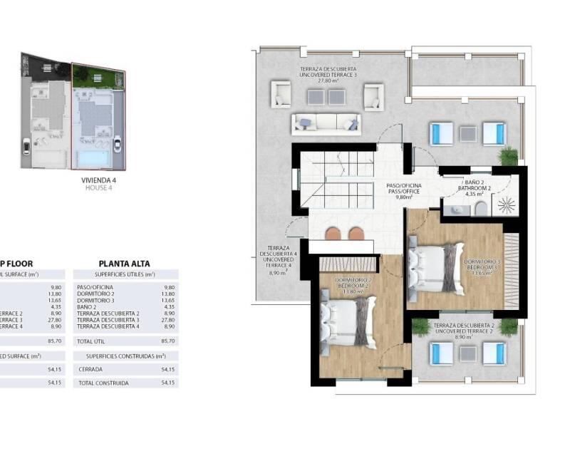 3 Schlafzimmer Villa zu verkaufen