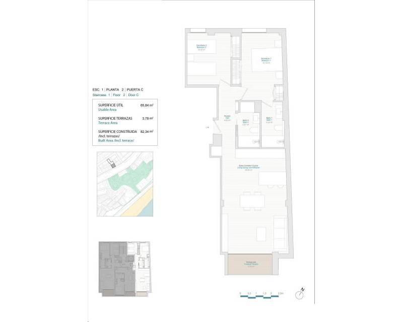 2 chambre Appartement à vendre