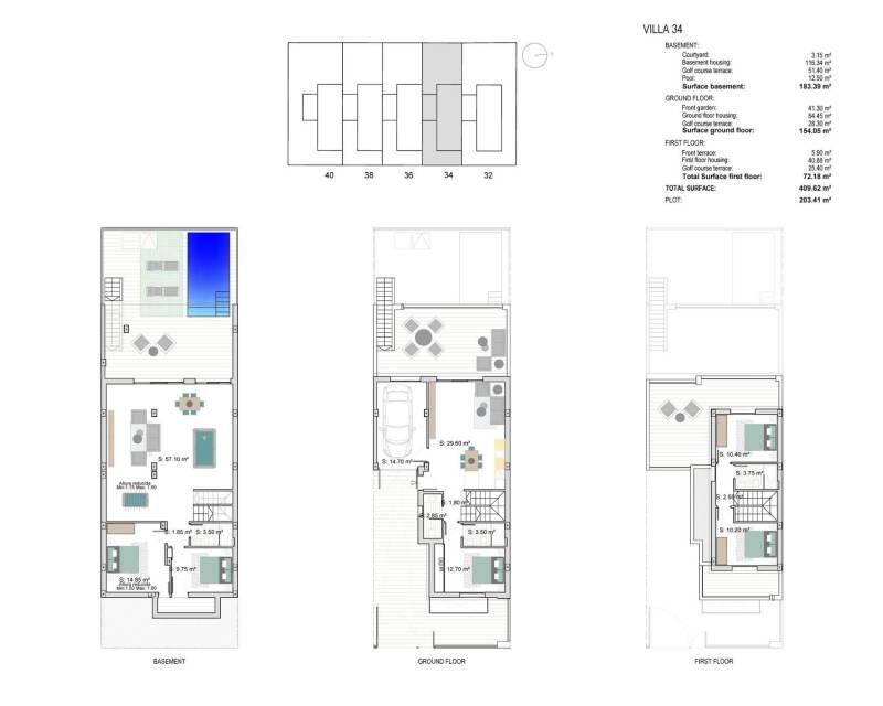 3 Cuarto Villa en venta