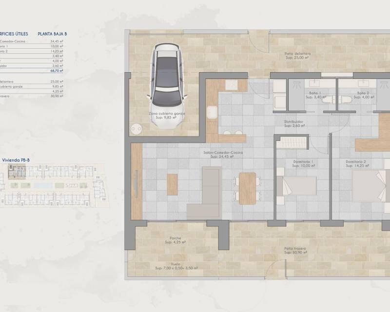 2 Cuarto Villa en venta