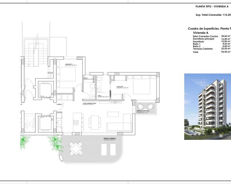 2 Cuarto Apartamento en venta