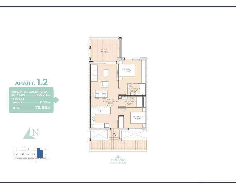 2 chambre Appartement à vendre
