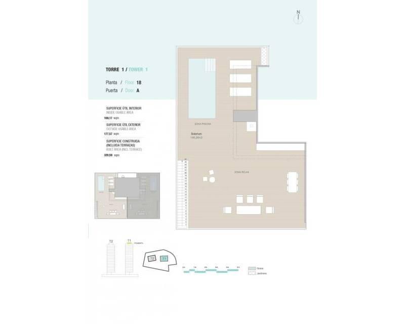 3 slaapkamer Appartement Te koop