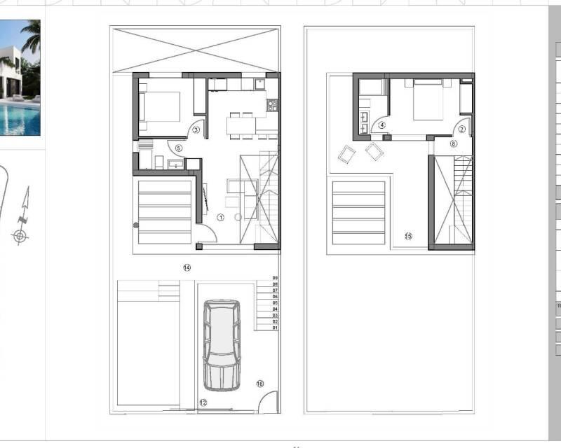 2 Cuarto Villa en venta