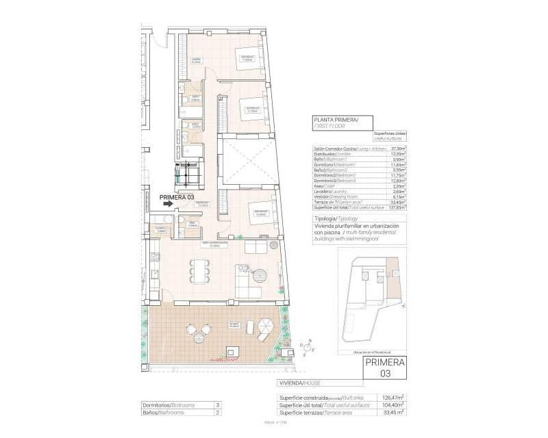 3 bedroom Apartment for sale