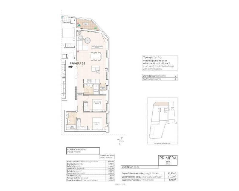 2 bedroom Apartment for sale