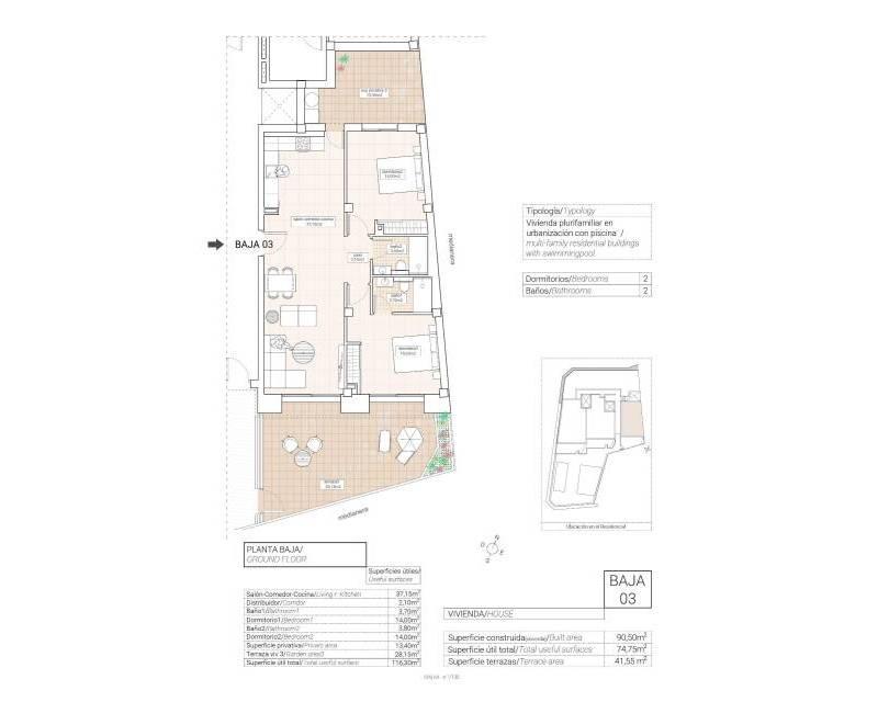 2 bedroom Apartment for sale