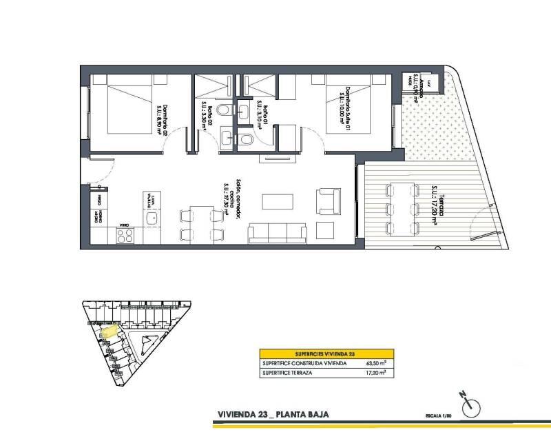 2 soveværelse Villa til salg