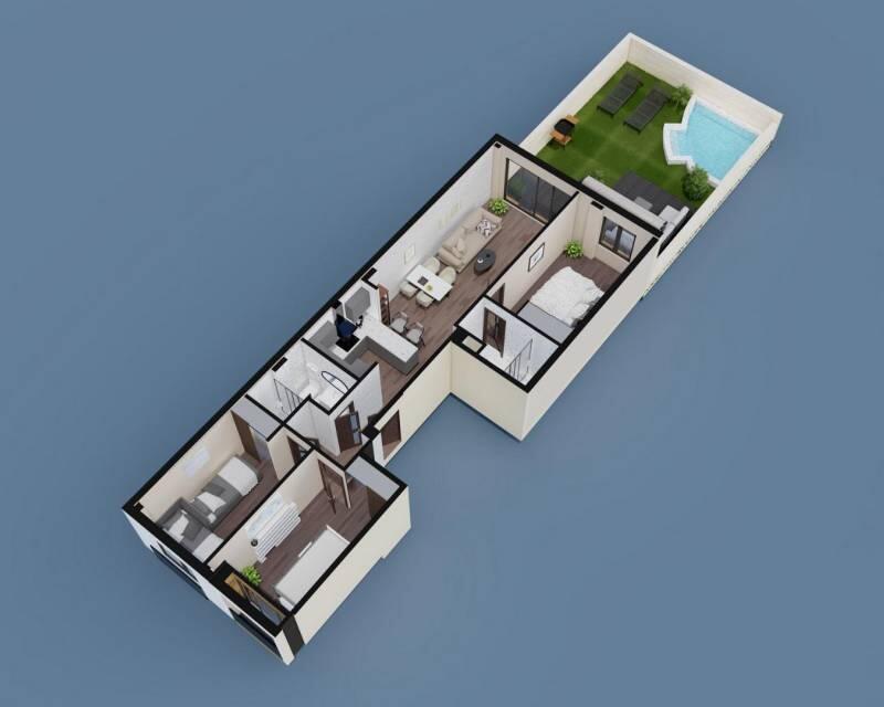 3 Schlafzimmer Appartement zu verkaufen