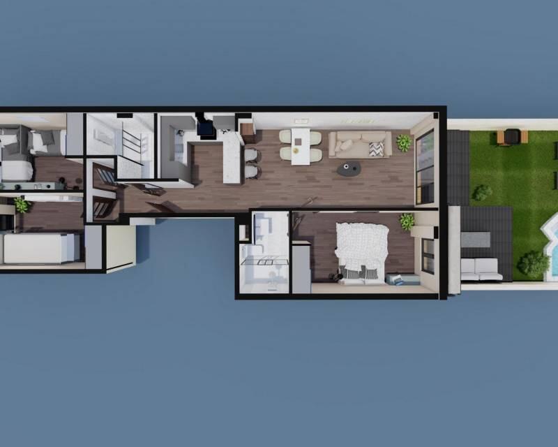 3 Schlafzimmer Appartement zu verkaufen