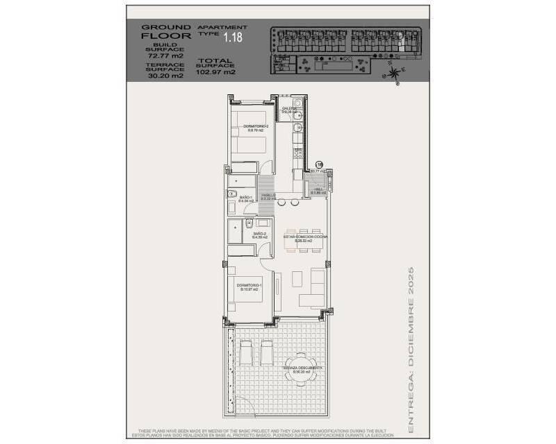 2 Schlafzimmer Villa zu verkaufen
