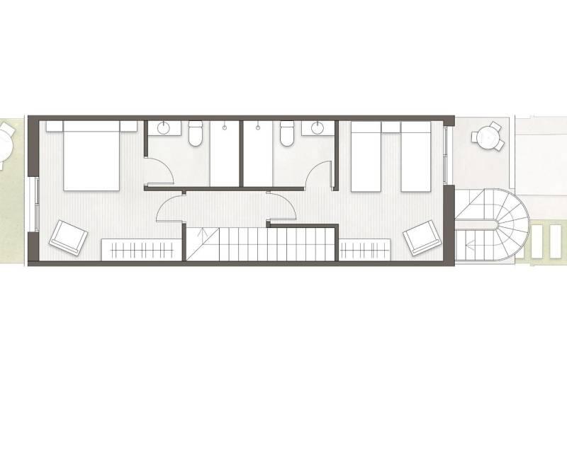 2 slaapkamer Villa Te koop