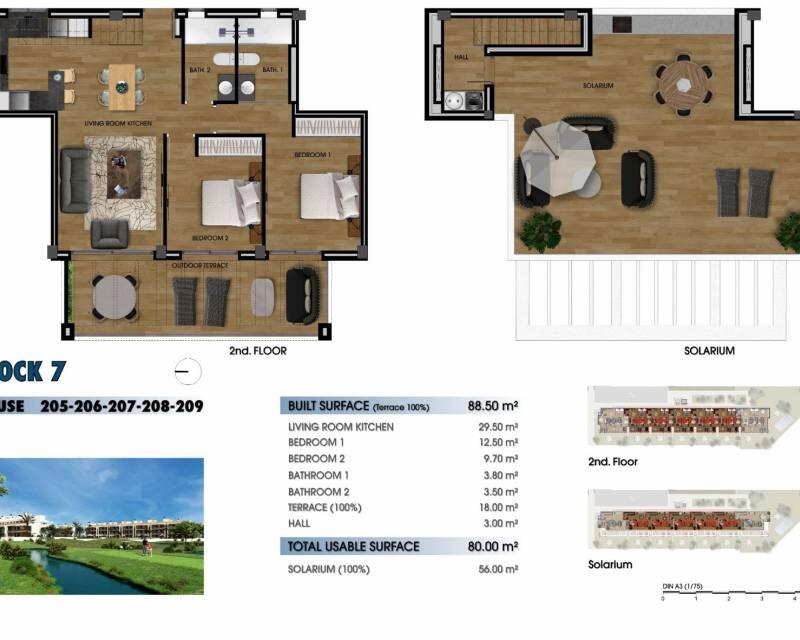 2 Schlafzimmer Appartement zu verkaufen