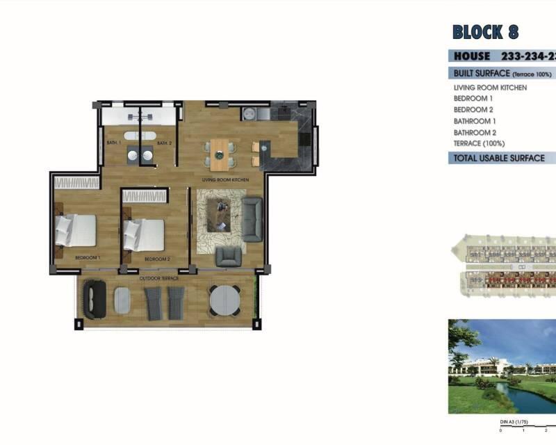 2 chambre Appartement à vendre