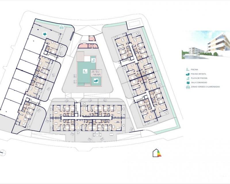 3 Schlafzimmer Appartement zu verkaufen