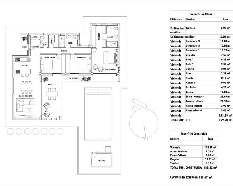 3 chambre Villa à vendre