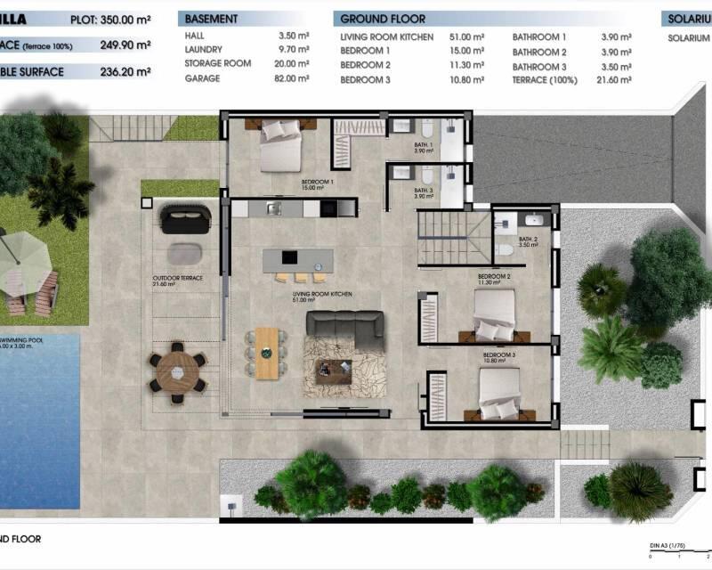 3 Cuarto Villa en venta