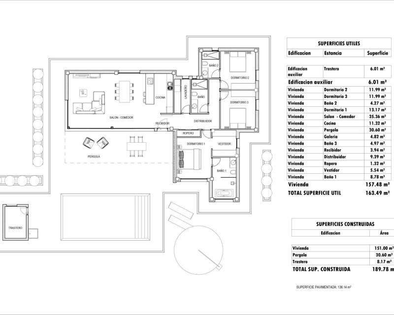 3 slaapkamer Villa Te koop