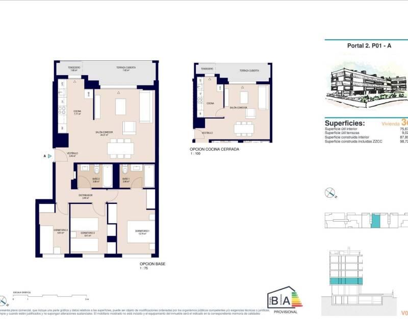 3 Cuarto Apartamento en venta