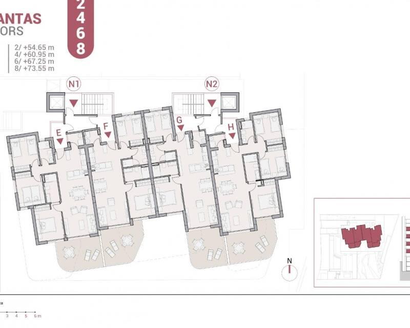 2 Cuarto Apartamento en venta