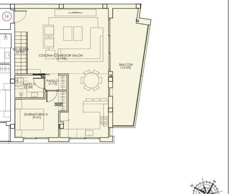 3 bedroom Apartment for sale