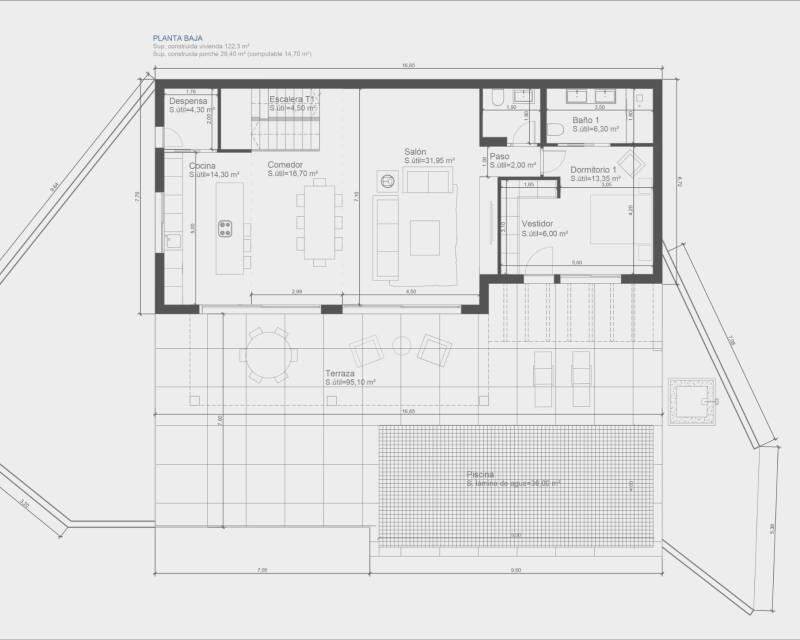 4 Cuarto Villa en venta