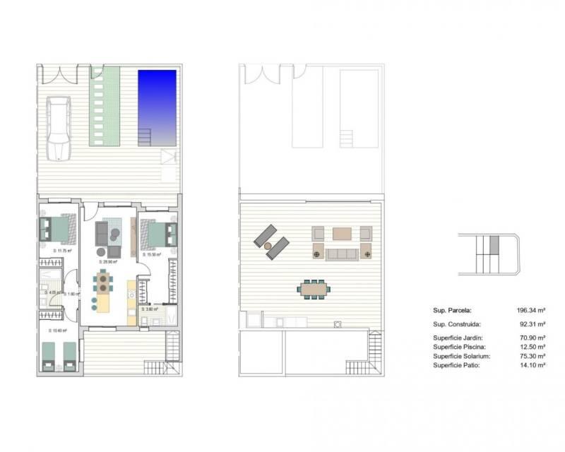 3 chambre Villa à vendre