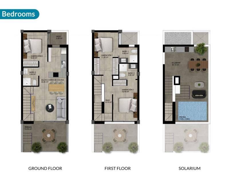 3 chambre Villa à vendre