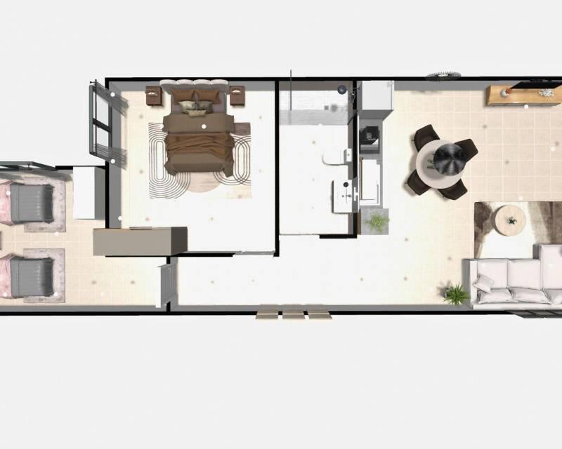 2 soveværelse Villa til salg