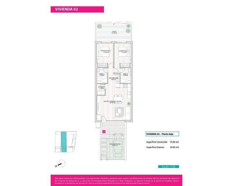2 Schlafzimmer Villa zu verkaufen
