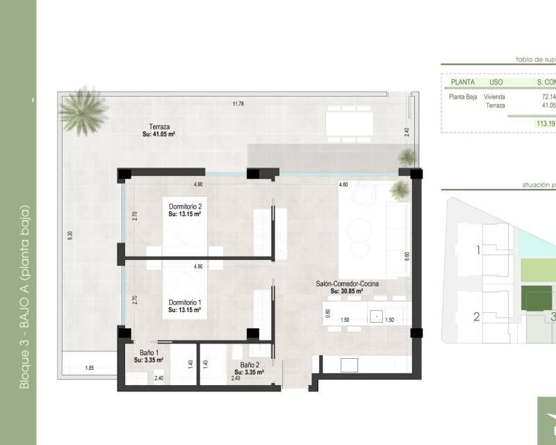 2 chambre Appartement à vendre