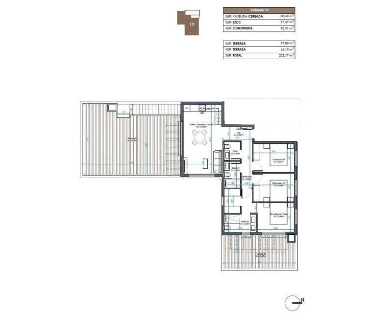 3 bedroom Apartment for sale