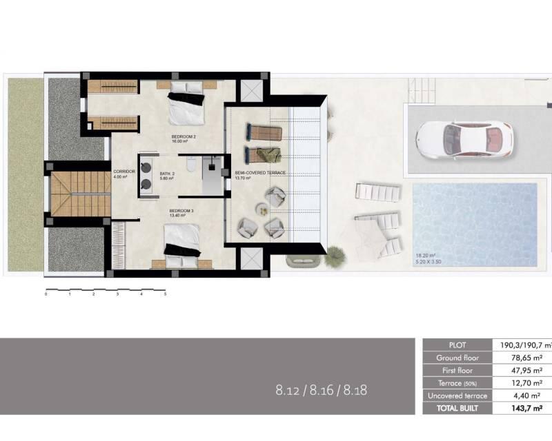 3 chambre Villa à vendre