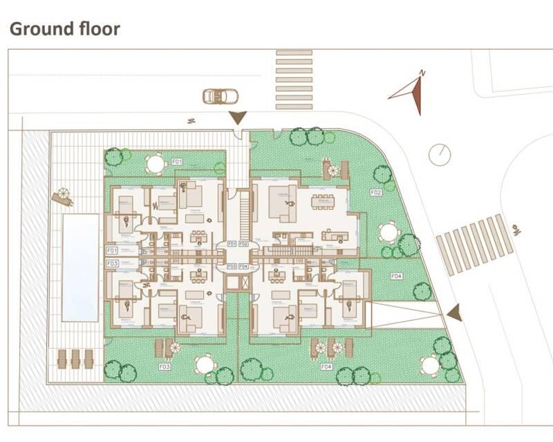 3 Schlafzimmer Appartement zu verkaufen