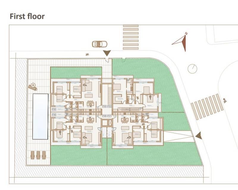 3 Schlafzimmer Appartement zu verkaufen