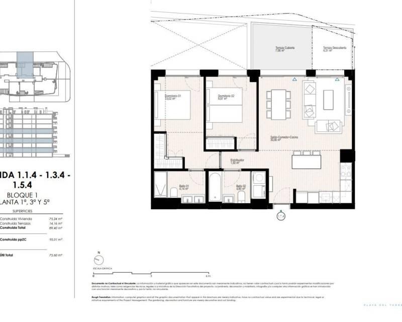 2 slaapkamer Appartement Te koop