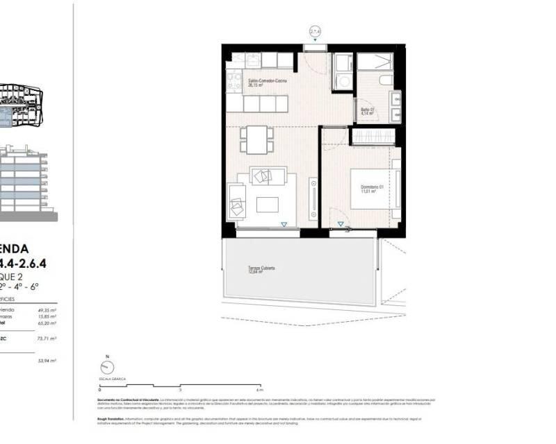 1 chambre Appartement à vendre