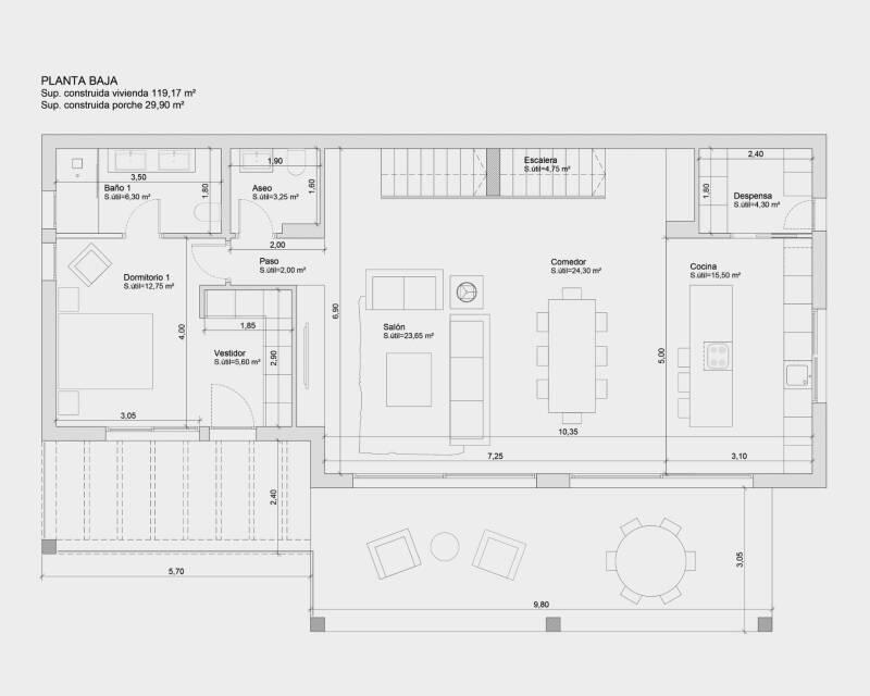 4 Cuarto Villa en venta