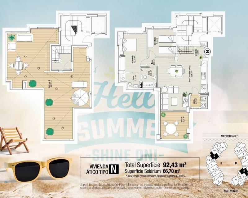 2 bedroom Apartment for sale