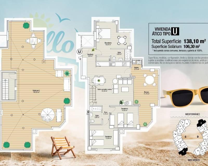 3 chambre Appartement à vendre
