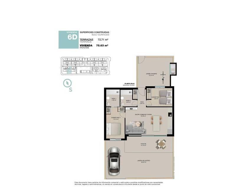 2 slaapkamer Villa Te koop