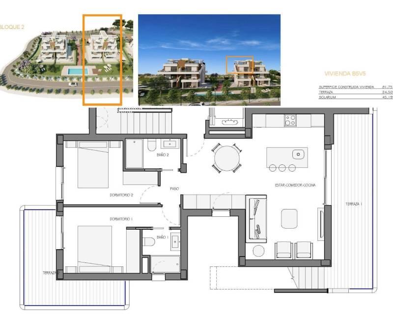 2 Cuarto Apartamento en venta